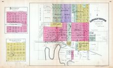 Beverly, Nescatunca, Lincoln Center, Kansas State Atlas 1887